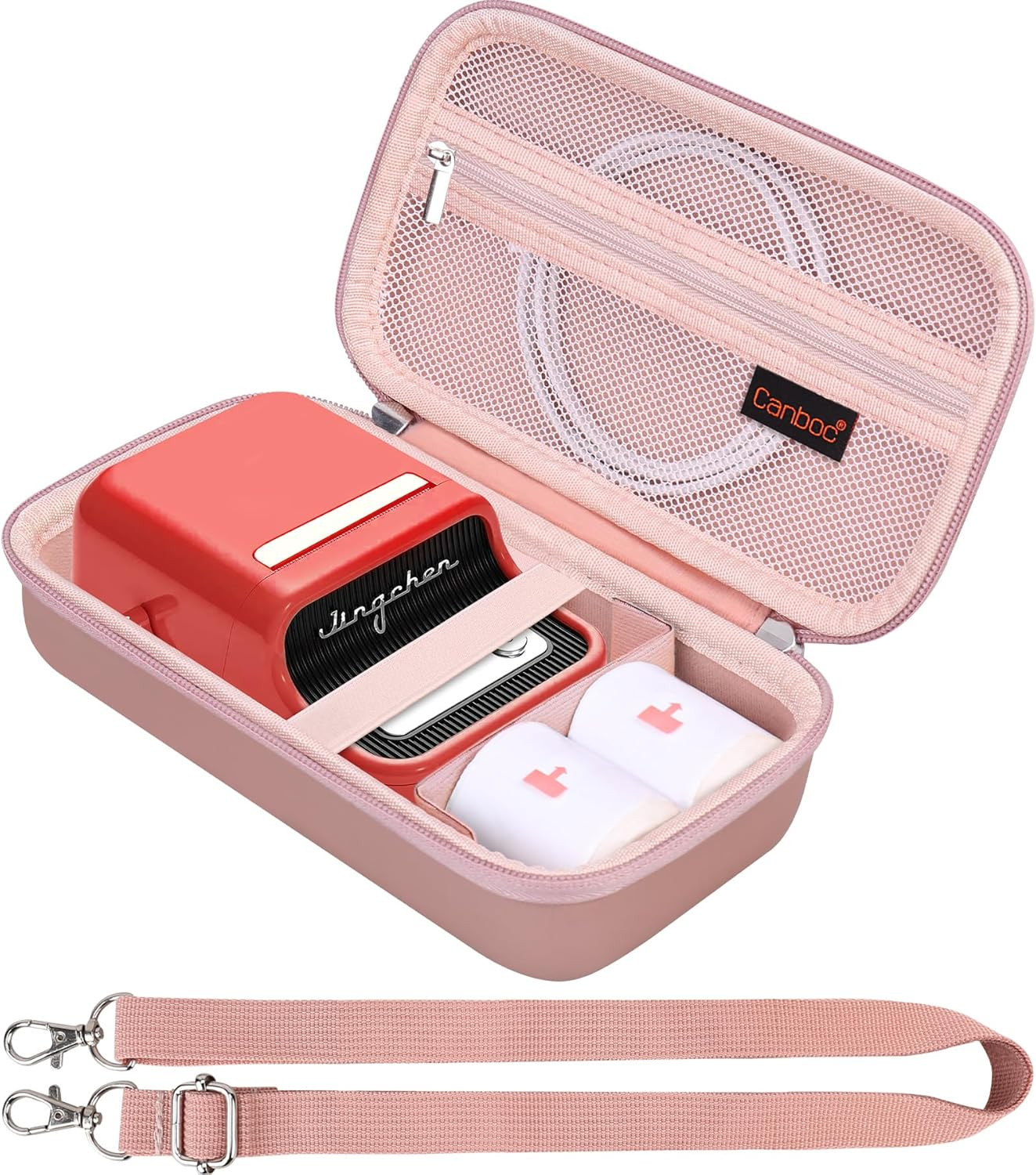 Carrying Case for NIIMBOT B21 Label Maker, Portable Bluetooth Thermal Label Prin