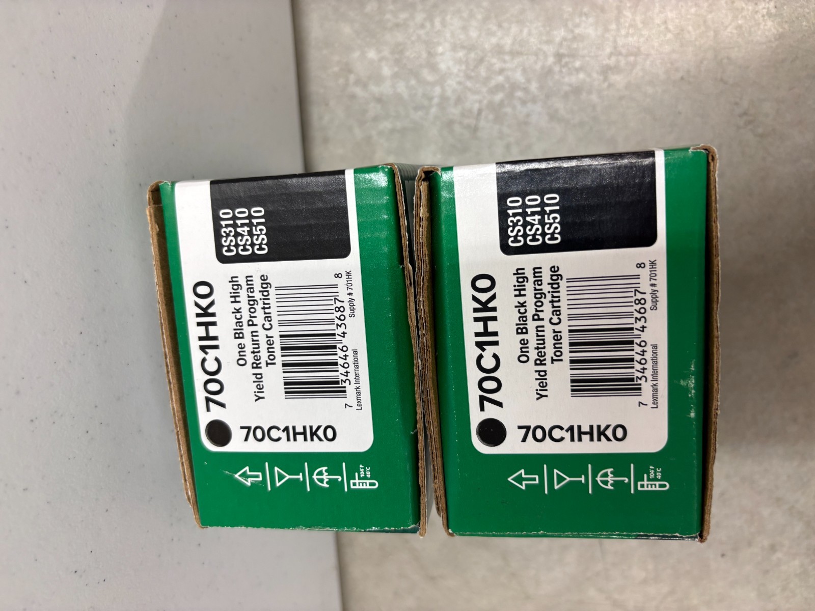 Lexmark  701 High Yield Toner Cartridge/ New unopened/ Black/ $ 161.32 ea.