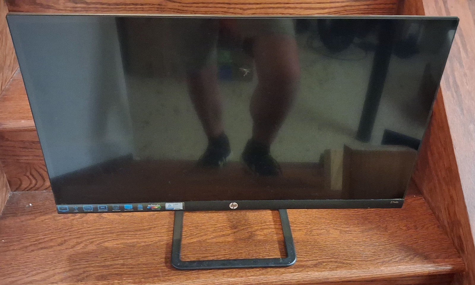 HP 27eb 27 Inch LED LCD HDMI Display Monitor - Black (No Power Cord)