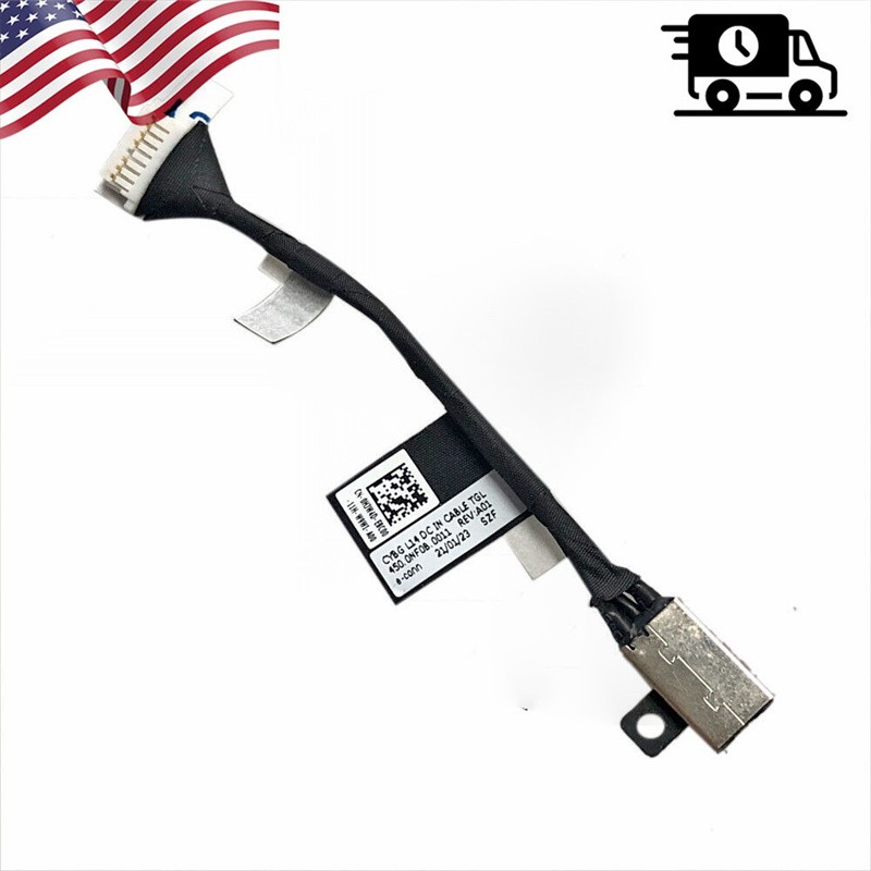 New DC IN Power Jack Charging Socket Cable Dell Latitude 3420 3520 0HJW4D USK