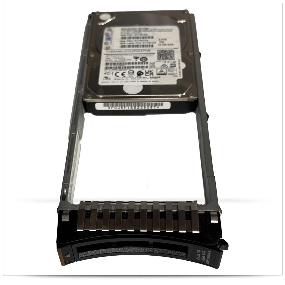 IBM 01YM176 01YM150 2.4TB 12Gbps 10K RPM SAS HDD with Caddie