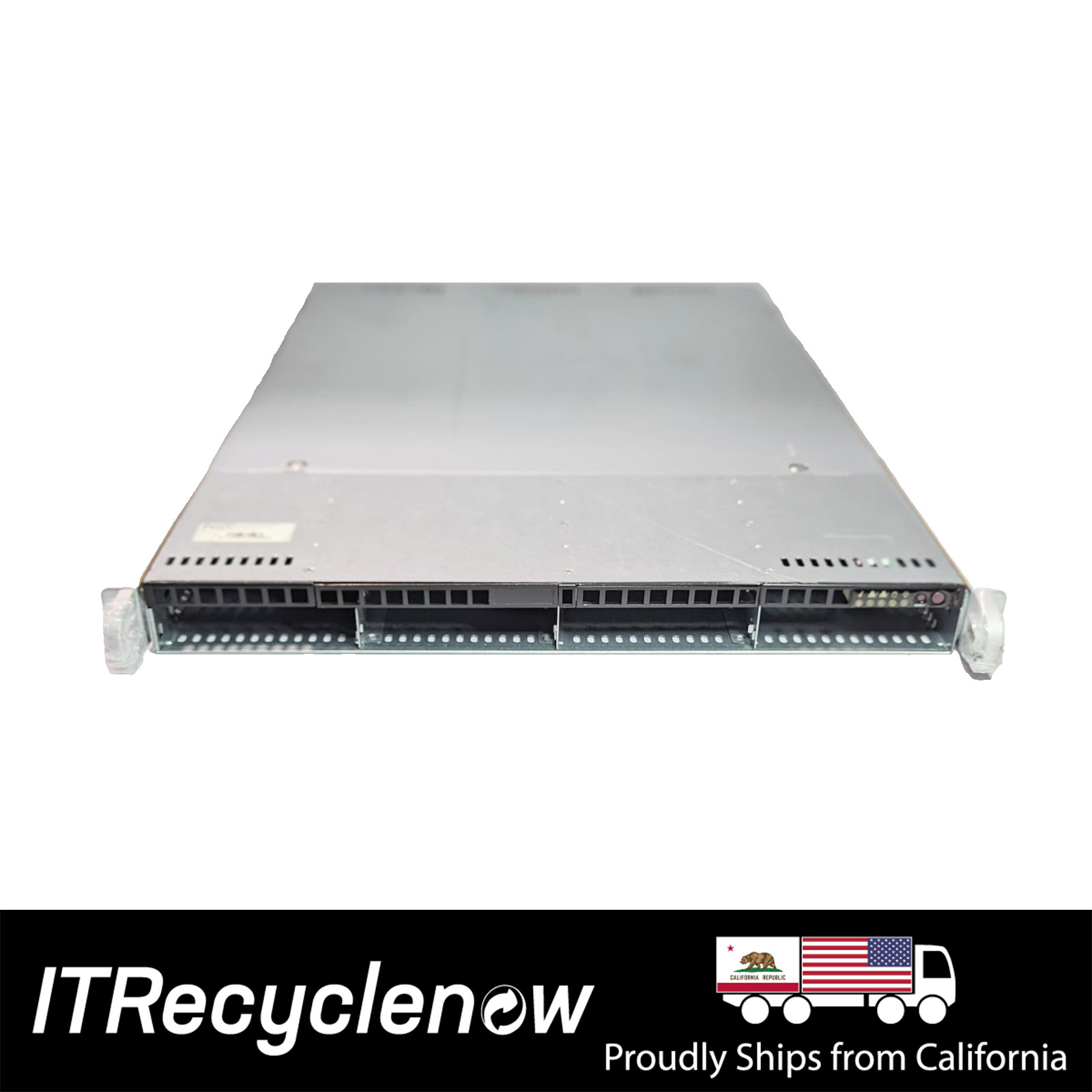 Supermicro CSE-813 1U EAT-X Chassis Case X9D 4Bay 3.5in TQ 1x PSU 2x 10cm Blower