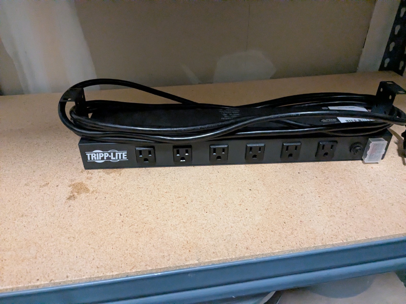 Tripp Lite RS-1215-RA 1U Rackmount Power Strip 12 Outlet 120V 15A PDU 15ft Cord
