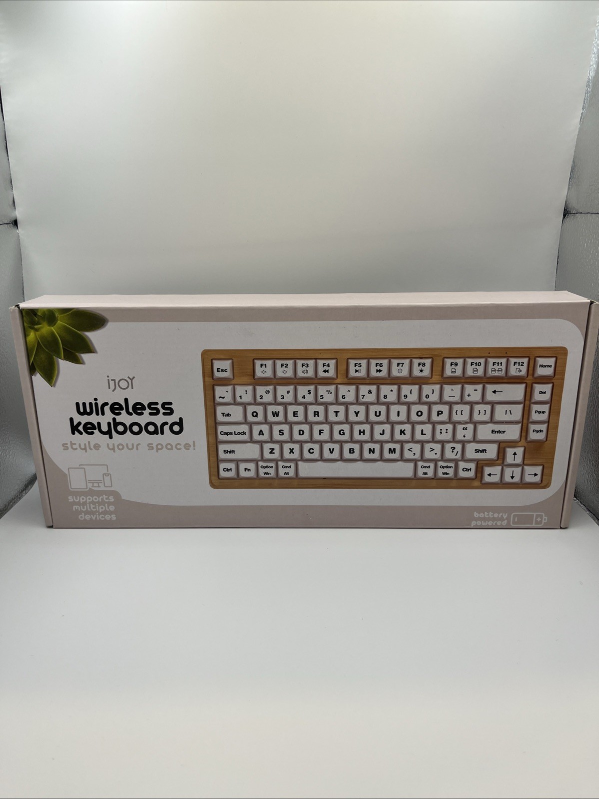iJoy Wireless Wooden Keyboard
