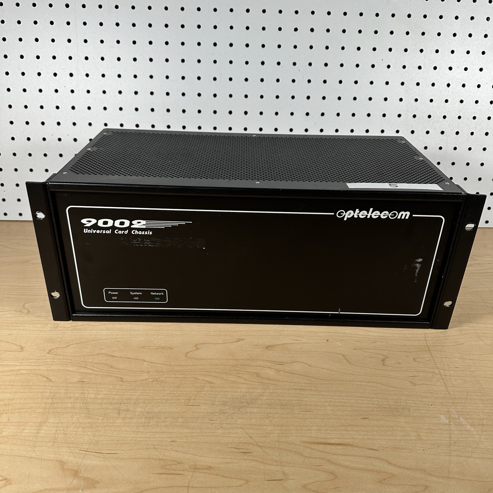 Optelecom-nkf 9002 Universal Card Chassis w/ 9 pcs Video, Audio, and Data Demux