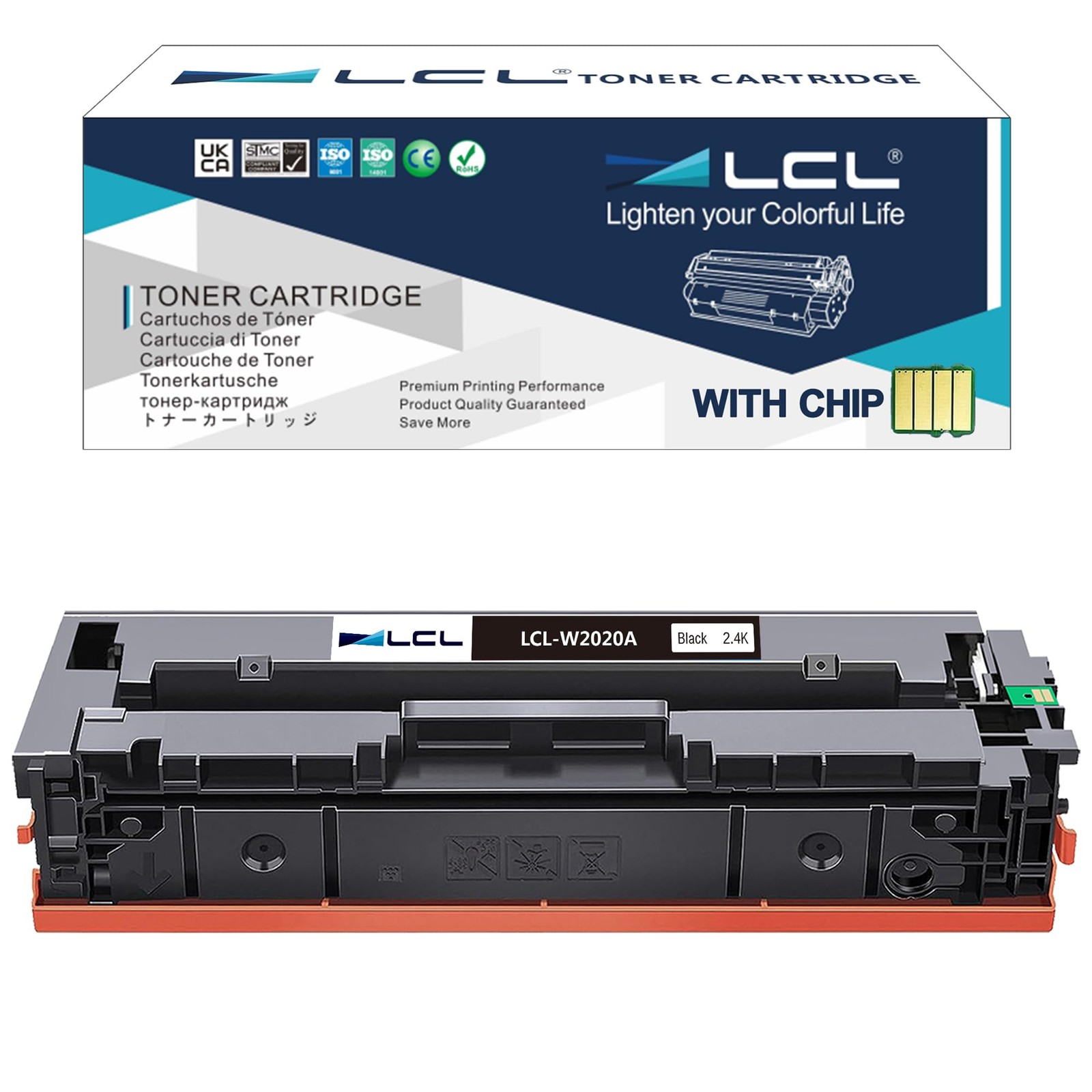 Lcl 414A Black Toner Cartridge Chip Replacement For Hp W2020A For Color