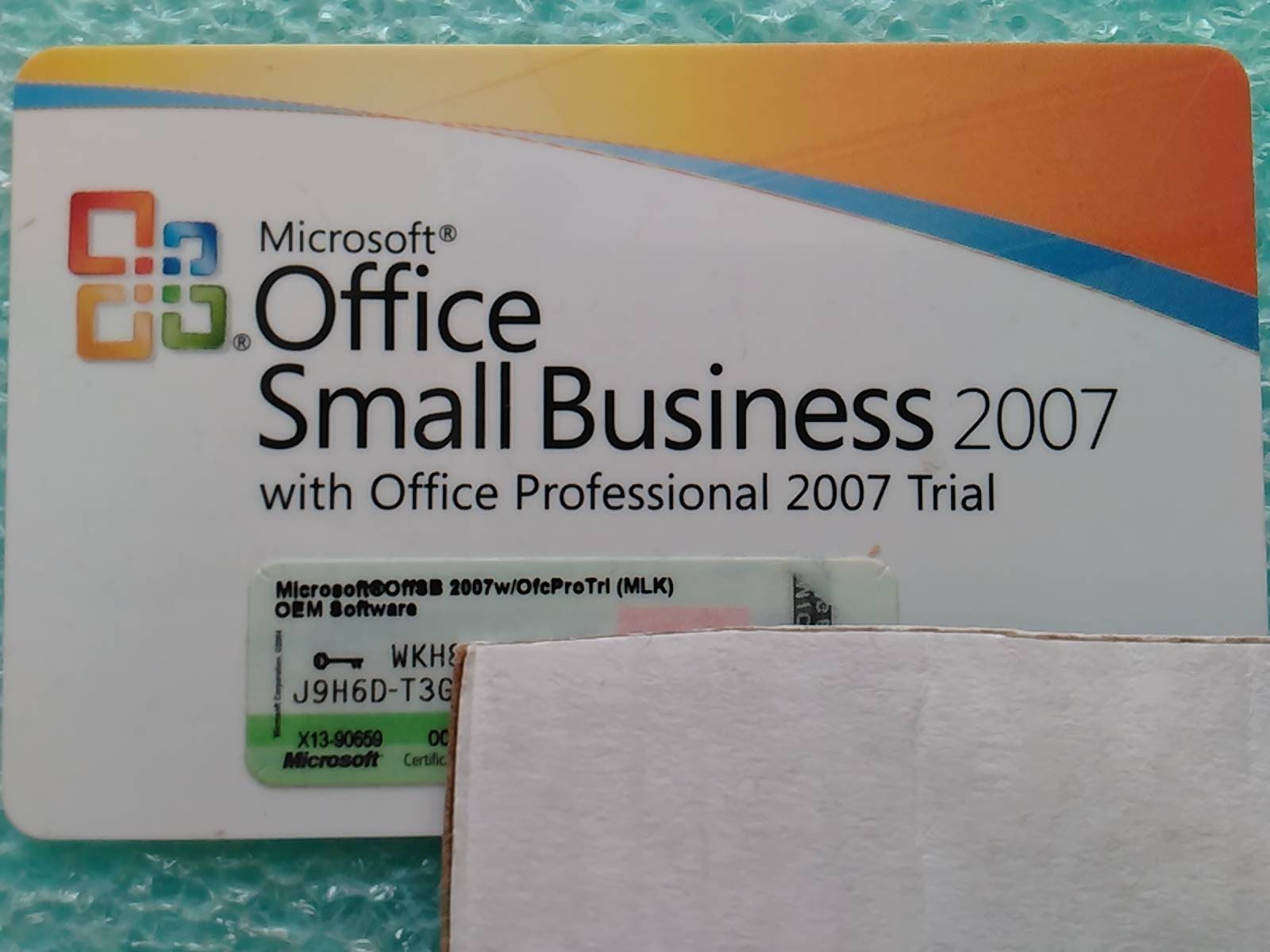 Microsoft Office Small Business 2007 Full Version  w/ Key & License