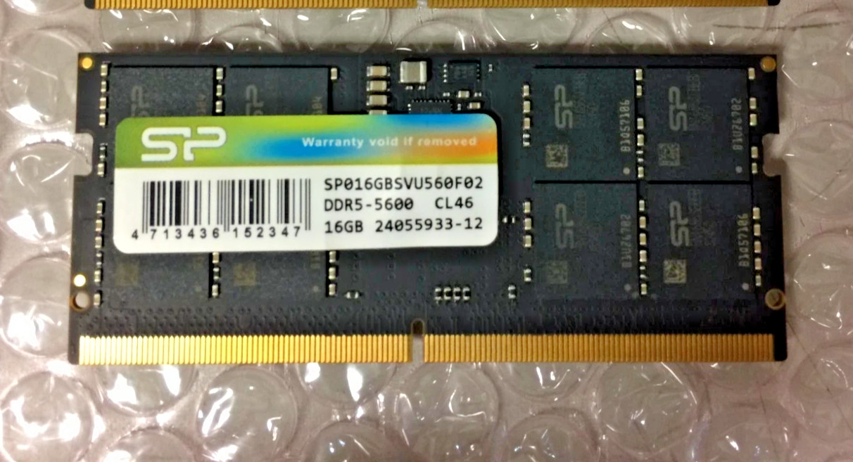 Silicon Power 16GB DDR55600 SODIMM Laptop Memory Single Module RAM Fully G1N
