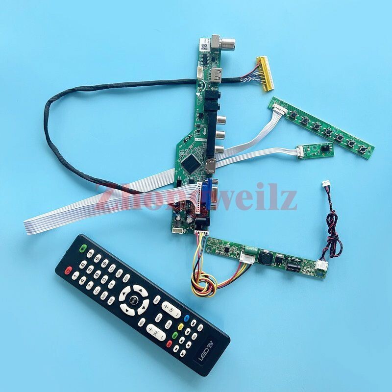 For M185XTN01.3 1366x768 Screen LVDS 30 Pin USB AV VGA HDMI Controller Board Kit