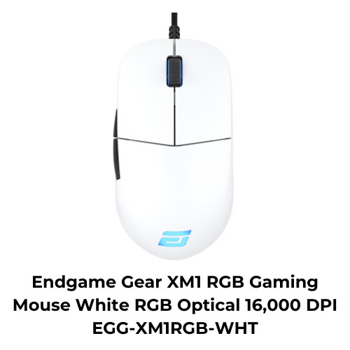 Endgame Gear XM1 RGB Gaming Mouse White RGB Optical 16,000 DPI EGG-XM1RGB-WHT