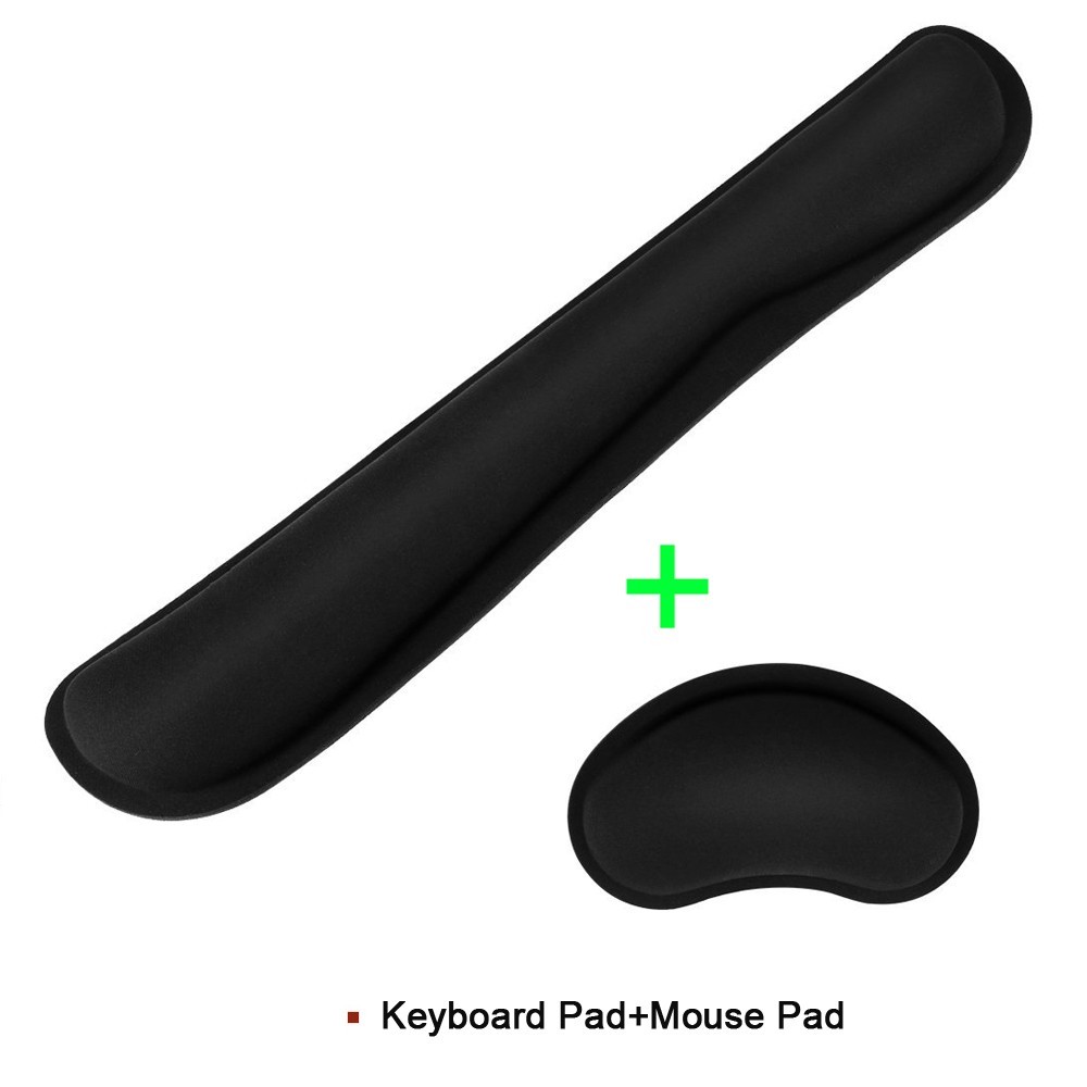 Keyboard Mouse Wrist Rest Set Memory Foam Gel Support Ergonomic Cushion