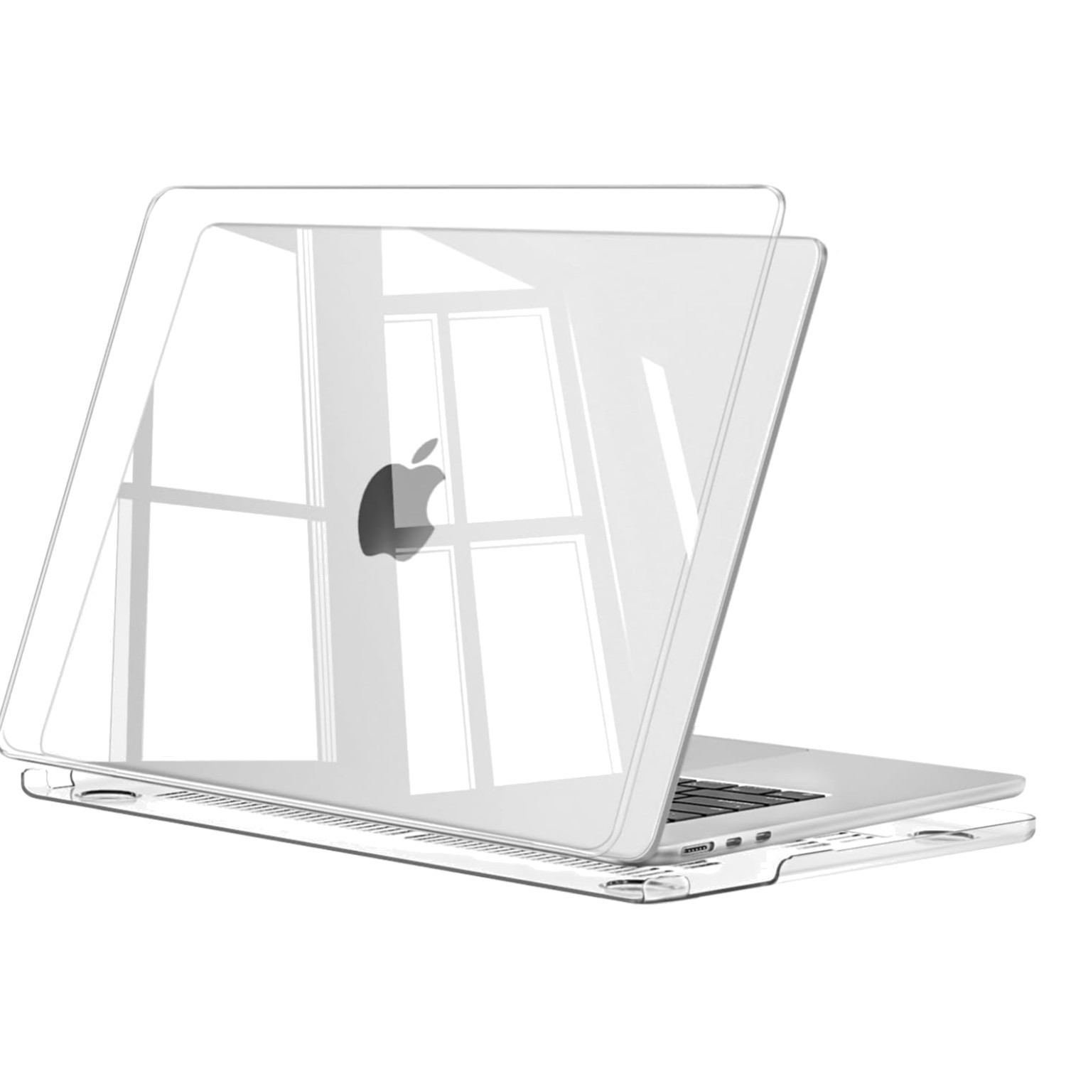 Sleek Crystal Clear MacBook Air 15 Inch Case - Scratch-Resistant & Lightweight