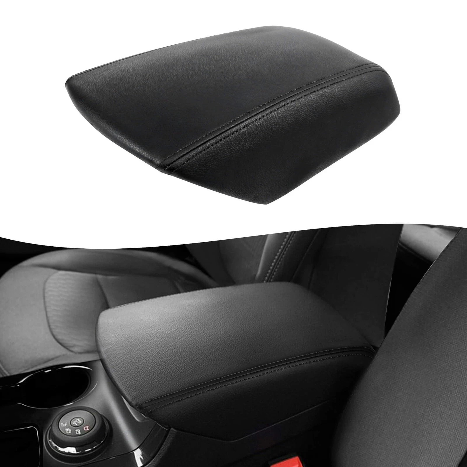 KBH Front Center Console Armrest Cover ford explorer 2011-2019, Black 