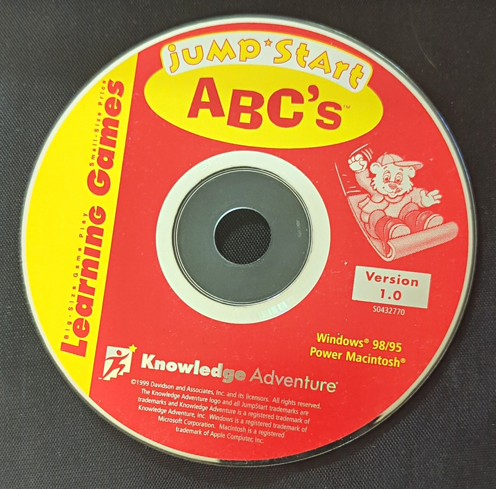 JumpStart ABC's Learning Games CD-ROM v1.0 Win 95/98, Mac, English, S0432770
