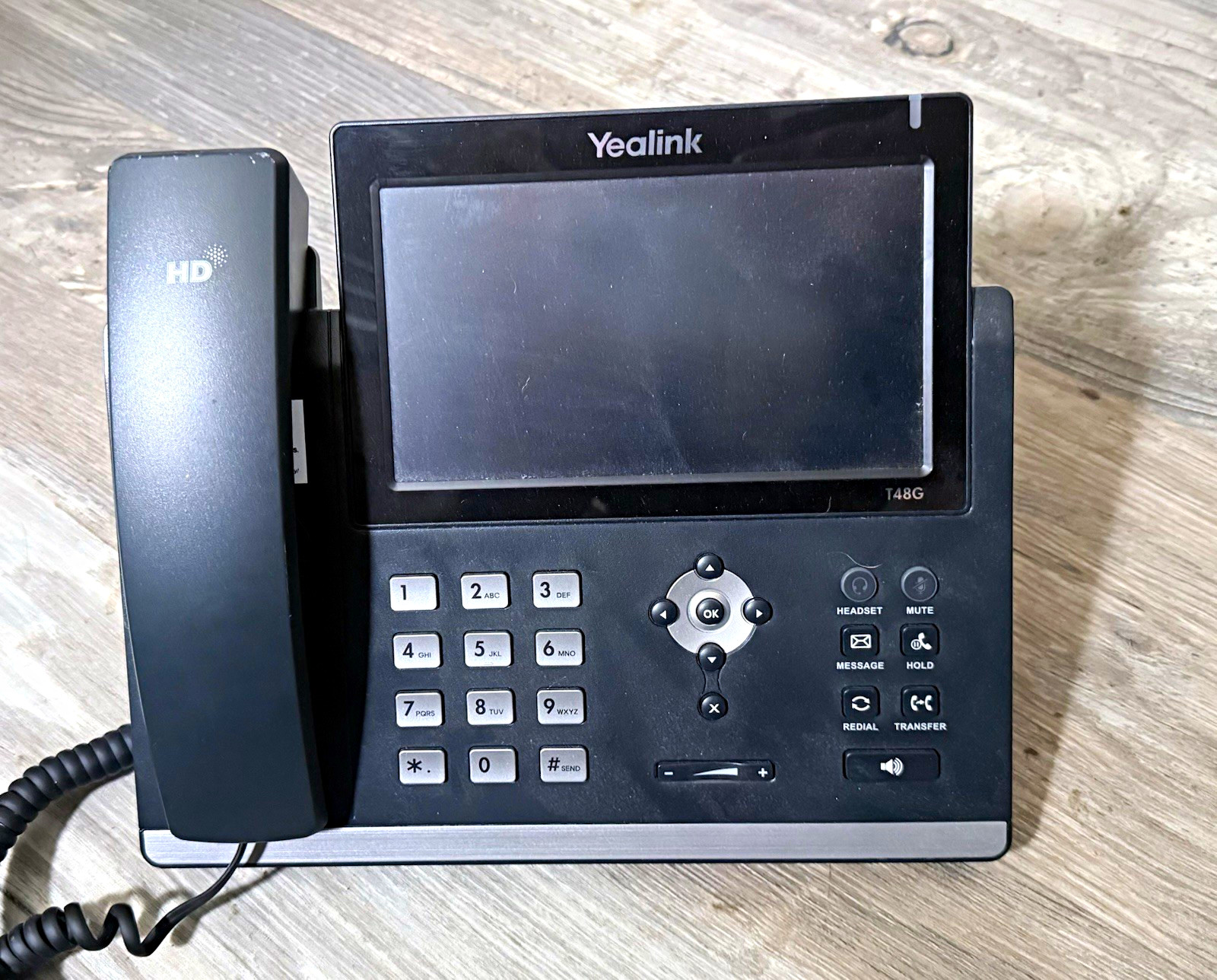 Yealink SIP-T48G VoIP IP Phone 16-Line Gigabit Ethernet Black Ethernet/USB