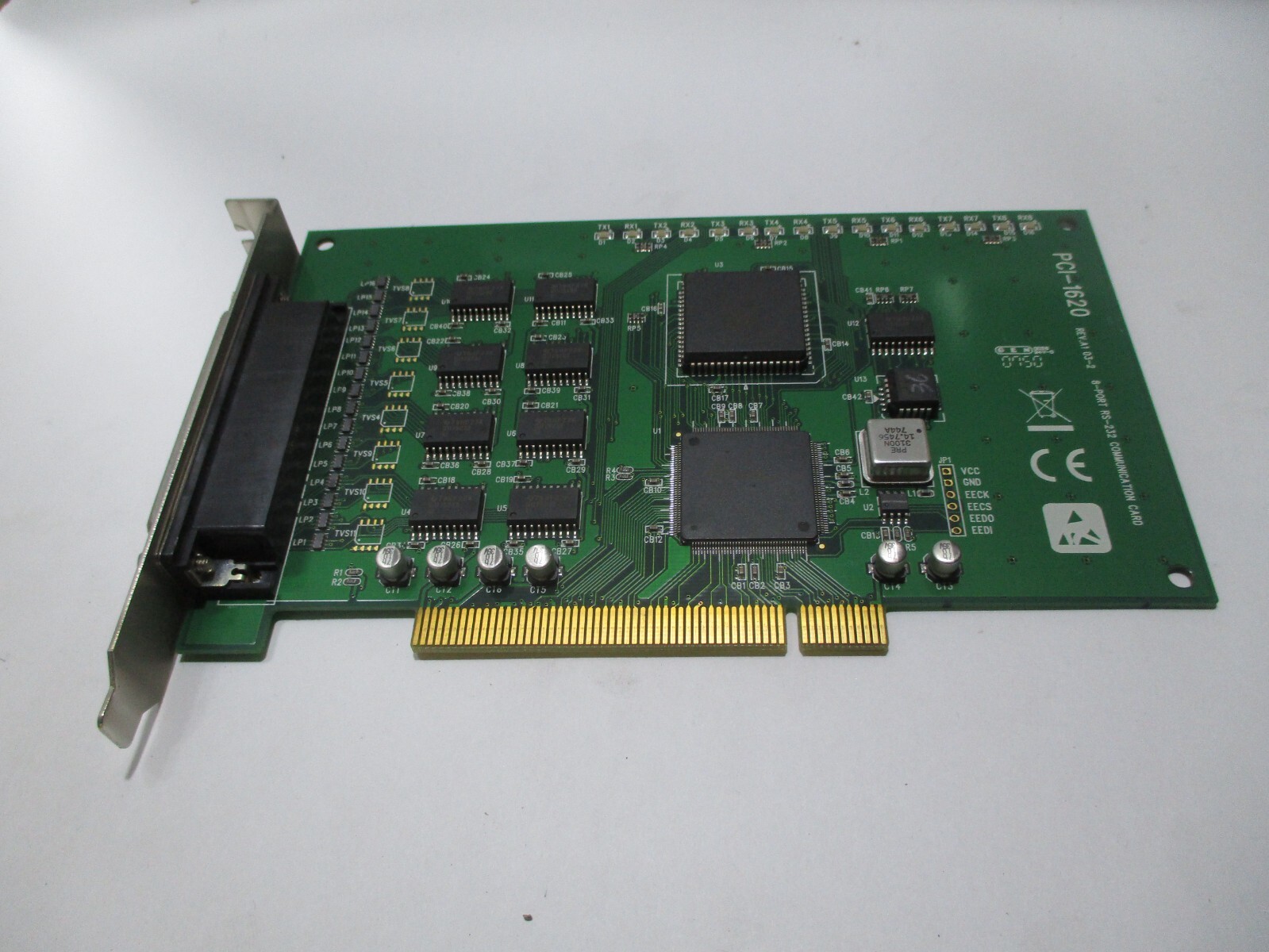 Advantech PCI-1620 Rev. A1 8-port RS-232 PCI Communication Card