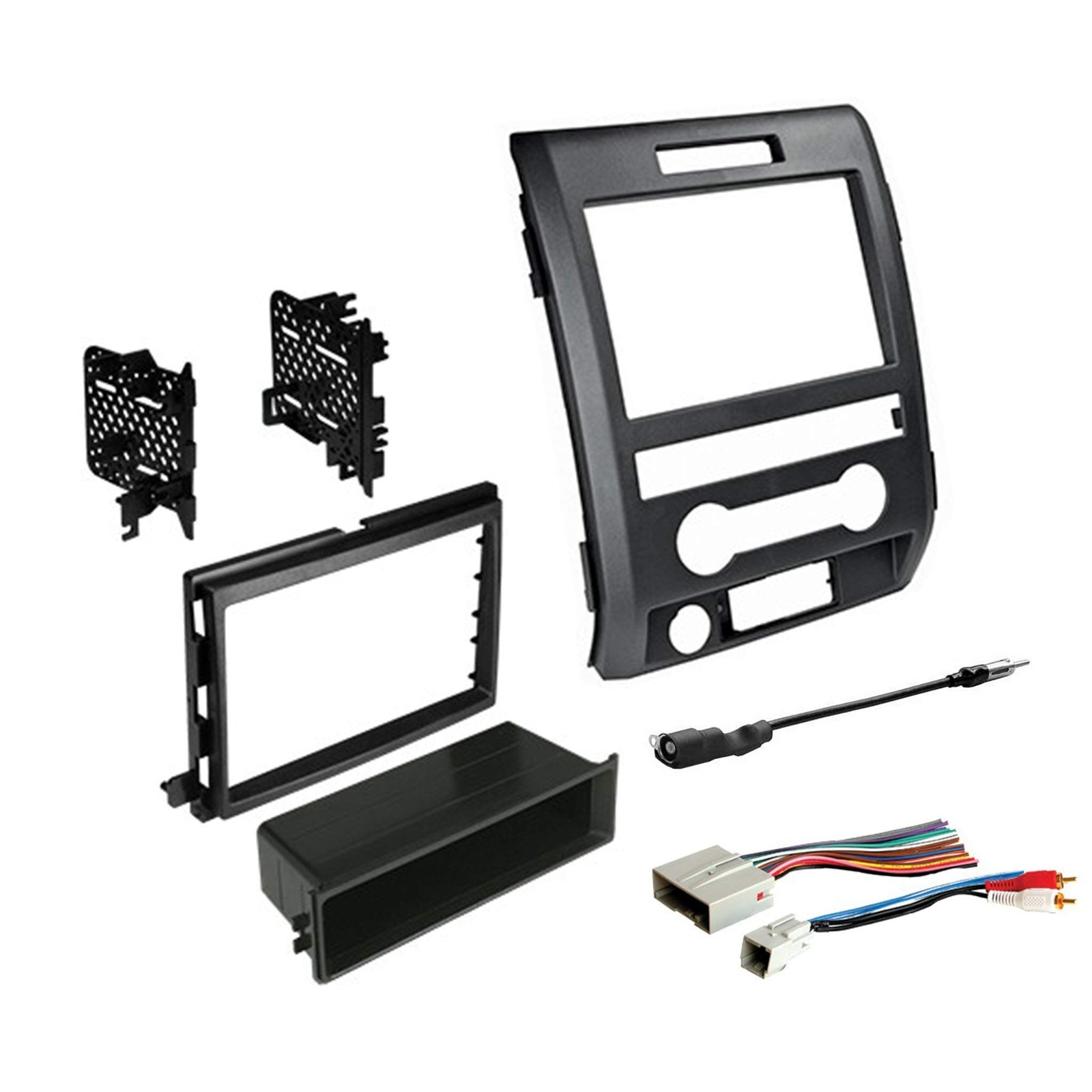 Wireless Audio Adapter Dash Kit for 2009-2014 Ford F-150 Installed
