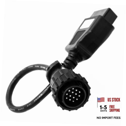 OBD2 Adapter Cable Compatible 14 Pin to 16 Pin for Mercedes Benz Volkswagen VW