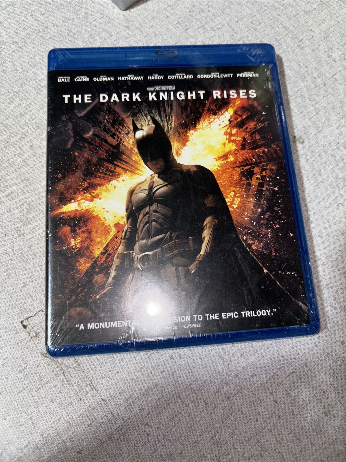 Batman The Dark Night Rises Blu Ray Christian Bale Action Movie New Sealed