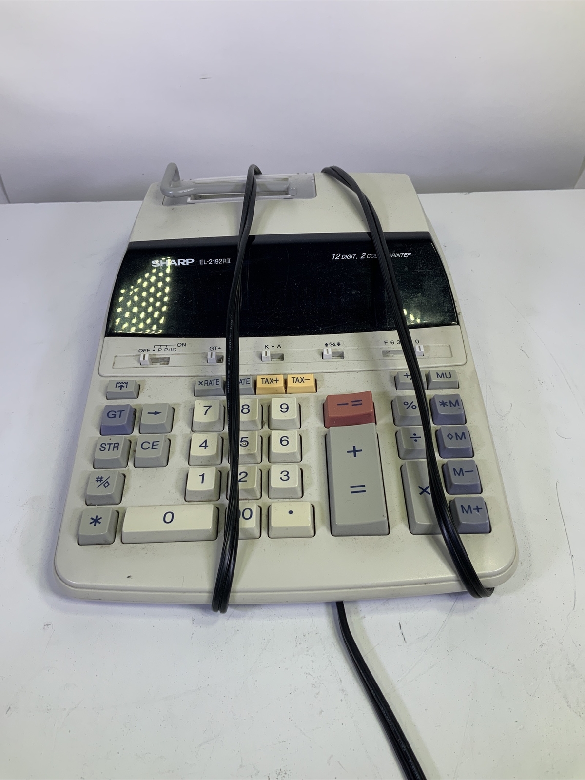 Sharp EL-2192RII Adding Machine Printing Calculator - NG H2E