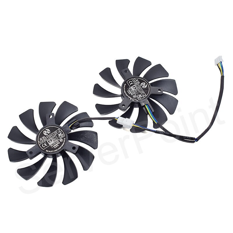 Graphics Card Cooler Fan DC12V 0.57A 85mm HA9010H12F-Z for MSI GTX 1060 OC 6G