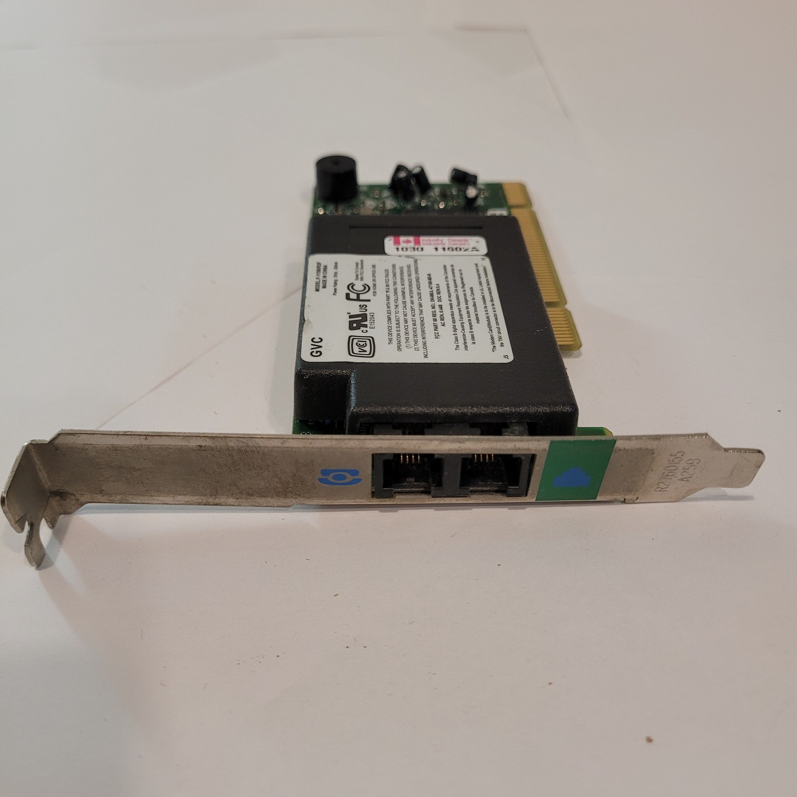 GVC PCI 56K Dial-Up Modem Card Conexant RS56-PCI F-1158/R2F Dell 01K636