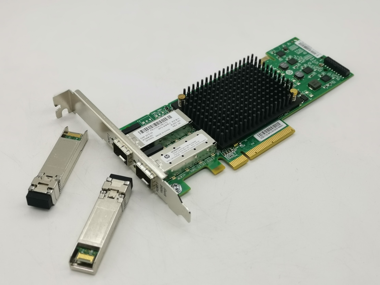 614203-B21 HP NC552SFP DUAL PORT 10Gb SFP+ SERVER ADAPTER PCI-e OCE11102-W/SFP