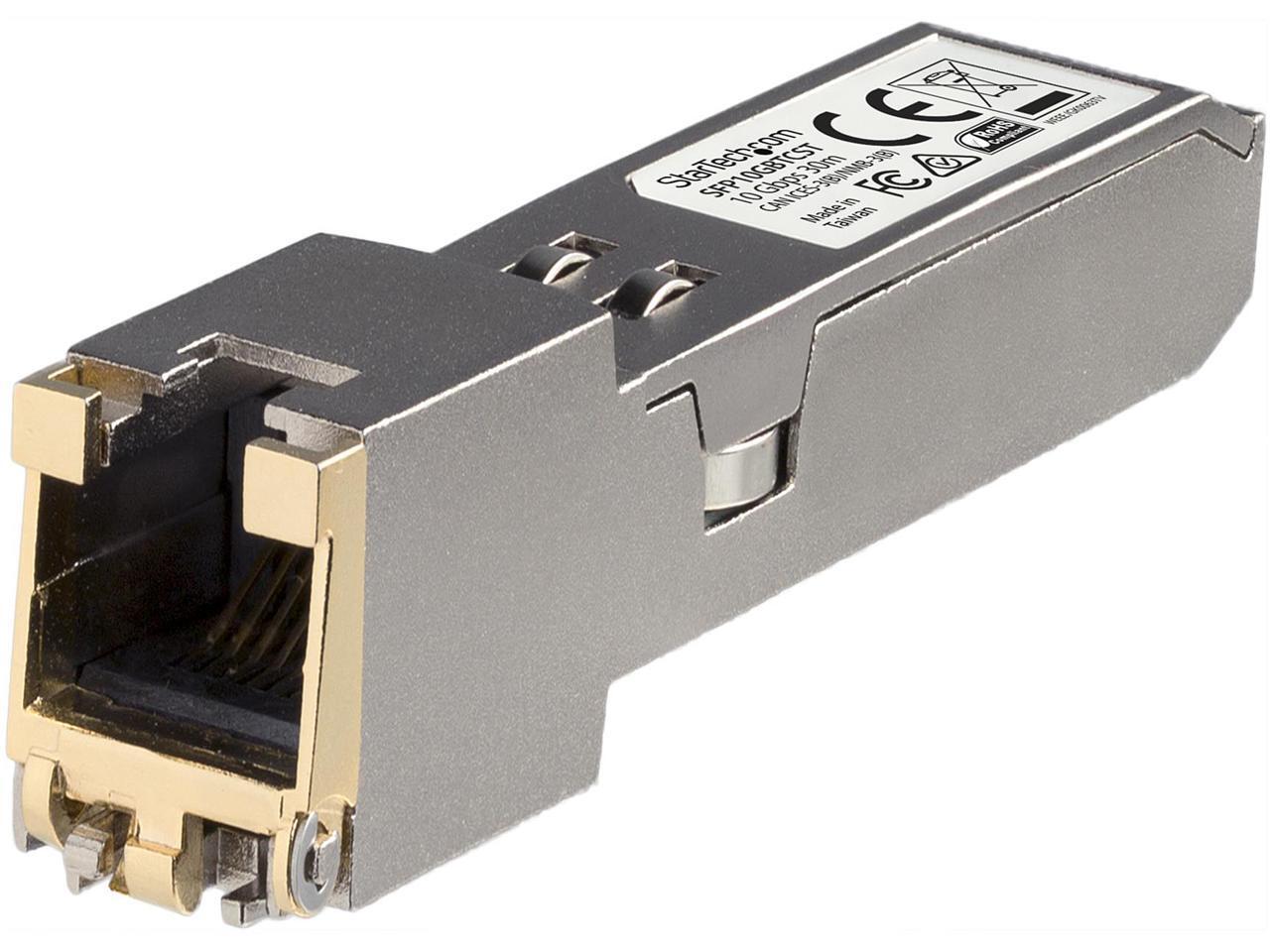 StarTech.com SFP10GBTCST Compatible SFP+ Transceiver Module - 10GBASE-T