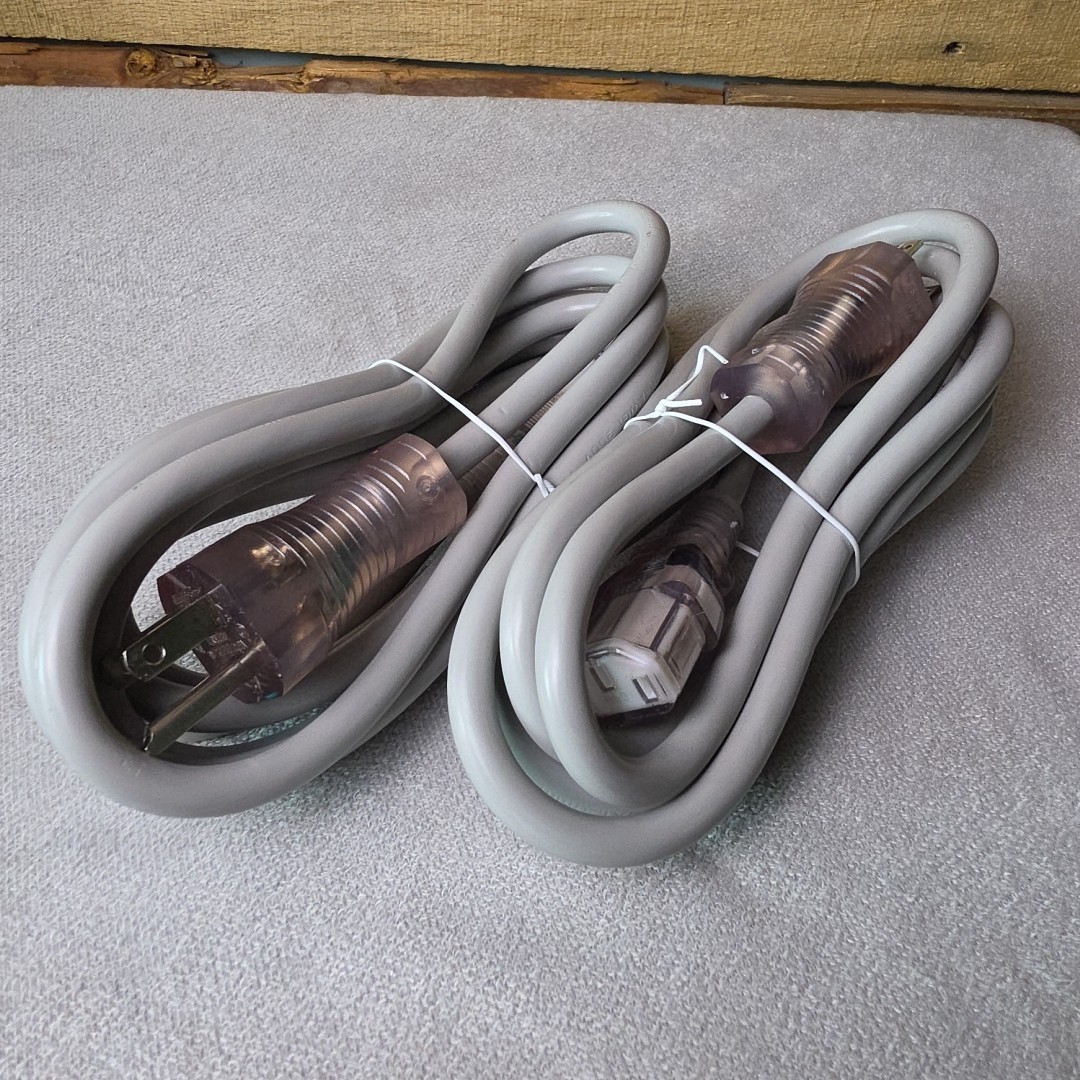 4 pack- 8' 3x16AWG Hospital Grade AC Power Cord UL 300V VW-1 3-Prong 13A125V