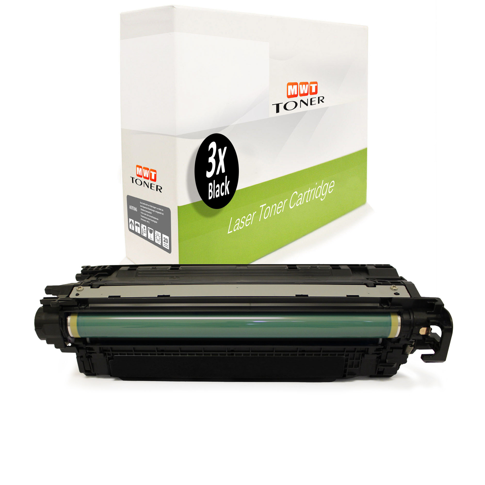 3X MWT Toner BLACK Alternative For HP Color LaserJet Enterprise CP-4025