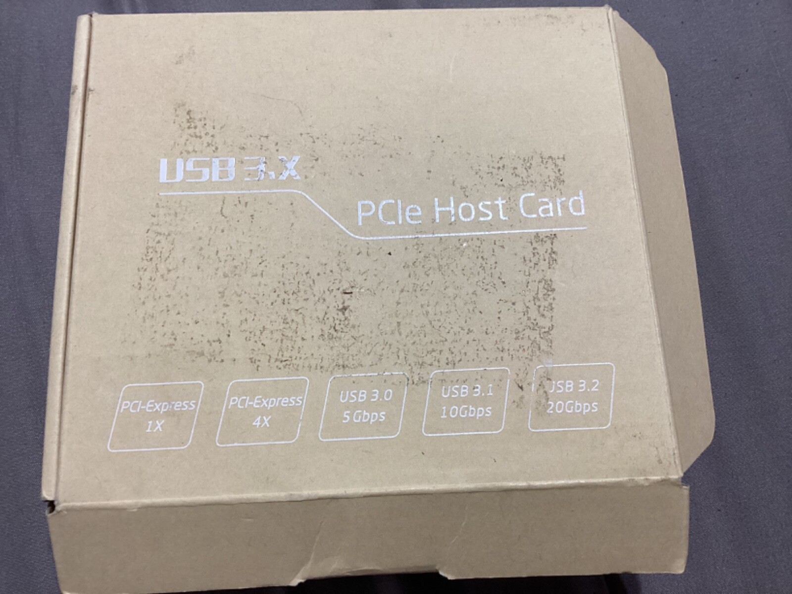 USB 3.X Enhanced Super Speed PCI Express Host Card