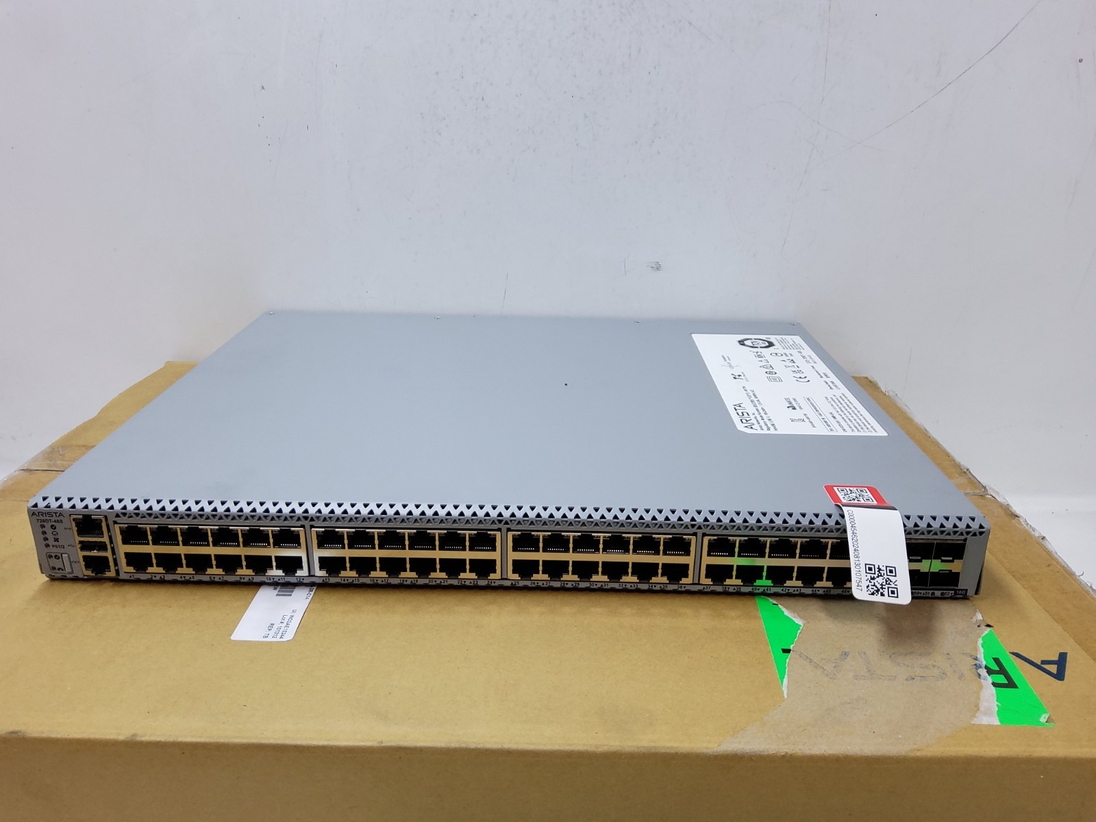 Arista CCS-720DT-48S 48-Port Switch W/Box - Bent Corners, Key Functions Tested
