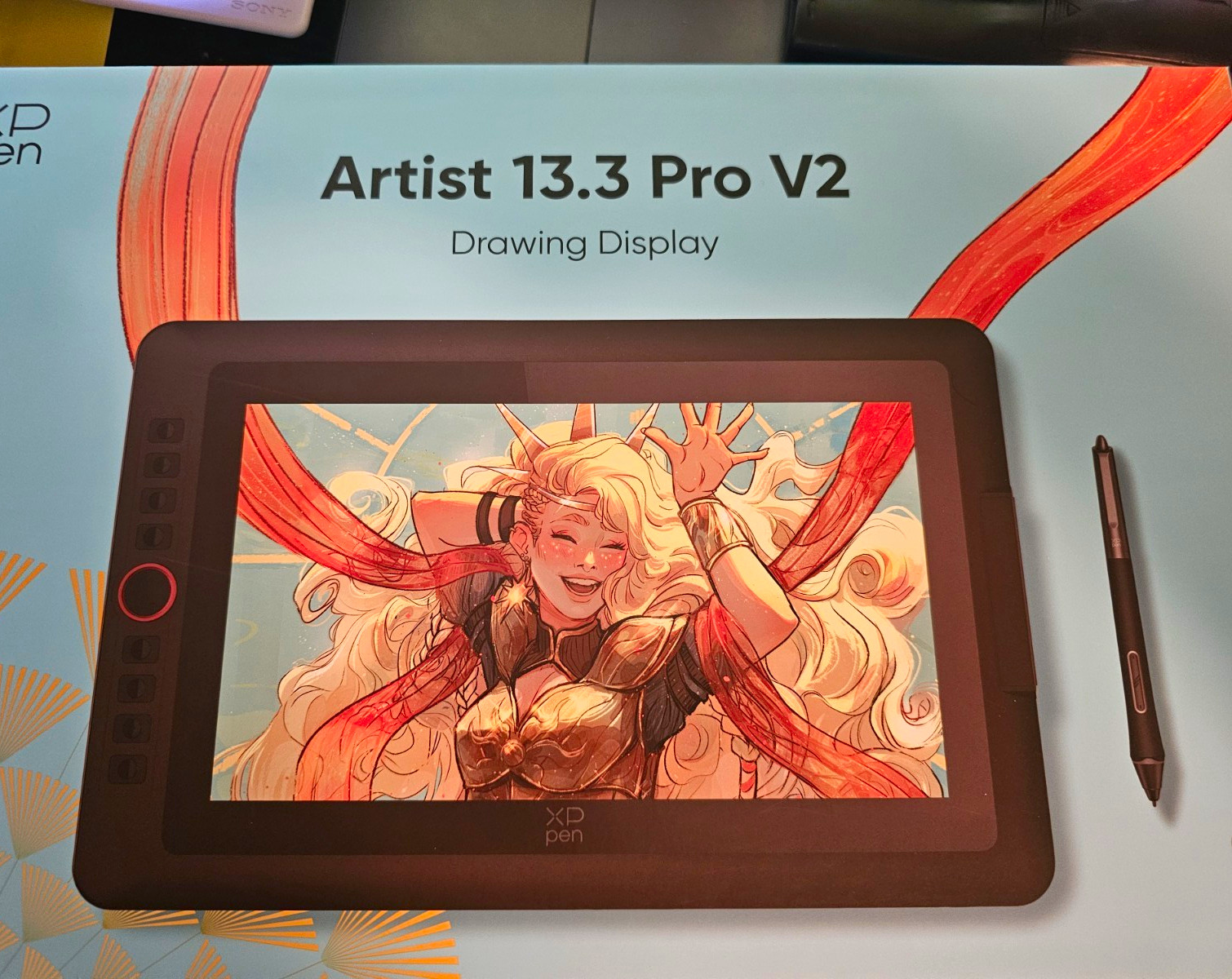XP-Pen Artist 13.3 Pro V2 Graphics Tablet Drawing Display, USB Connectivity