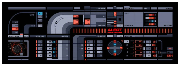 Star Trek Desk Mat: U.S.S. Stargazer Conn Station