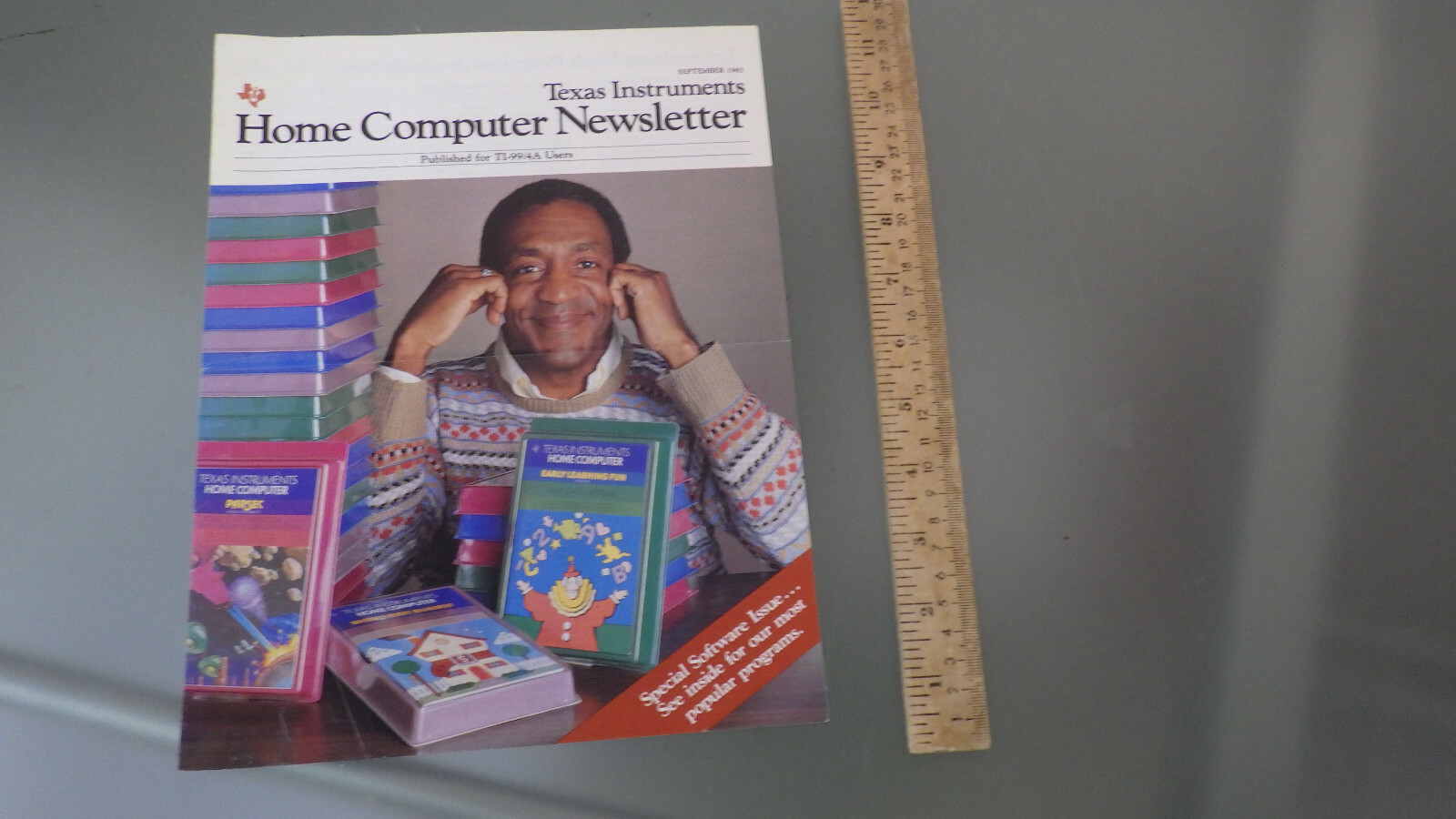 Vtg 1983 TI-99/4a Home Computer Users Newsletter Magazine * PC Texas Instruments