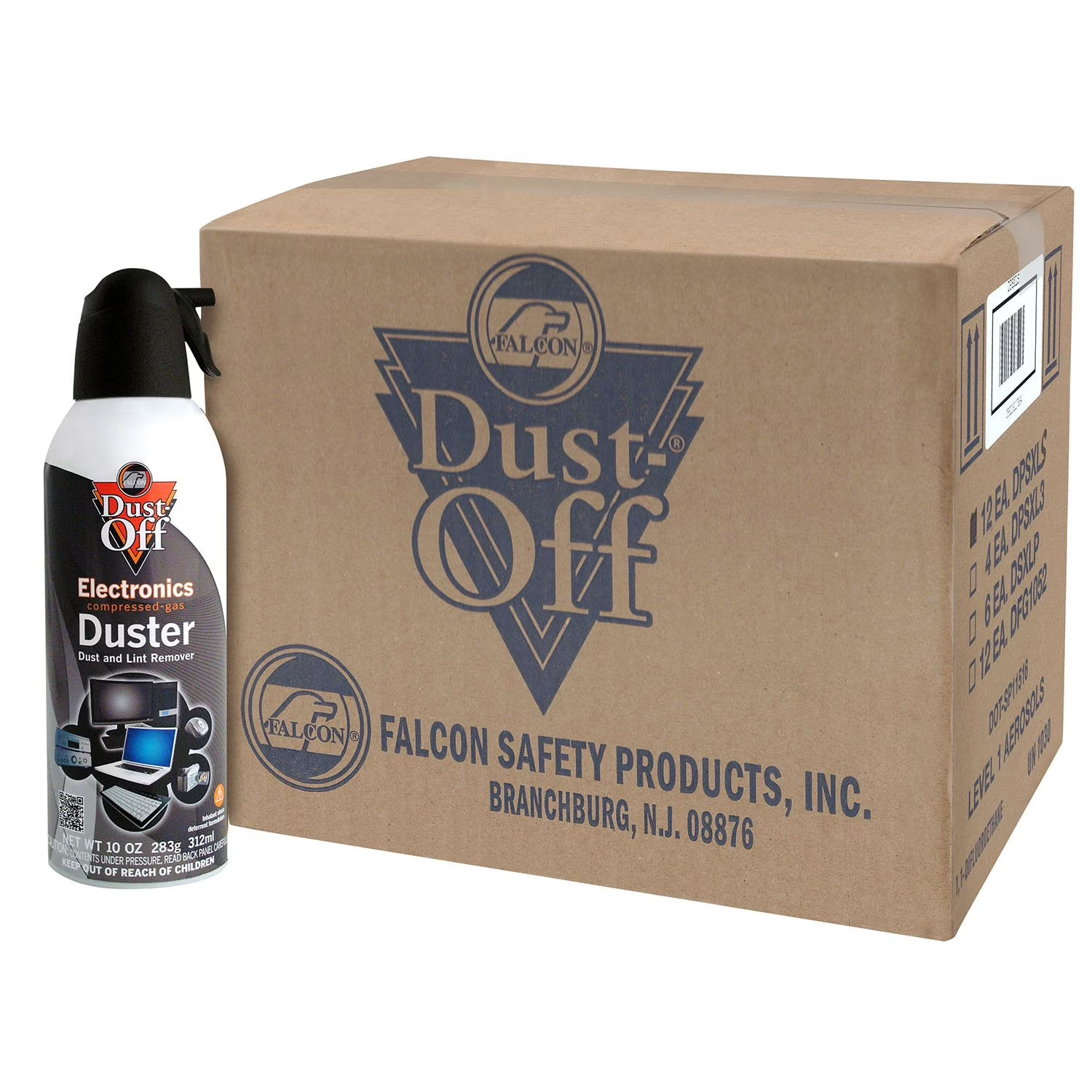 Falcon Dust-Off Compressed Gas Duster 10 oz 12 Cans