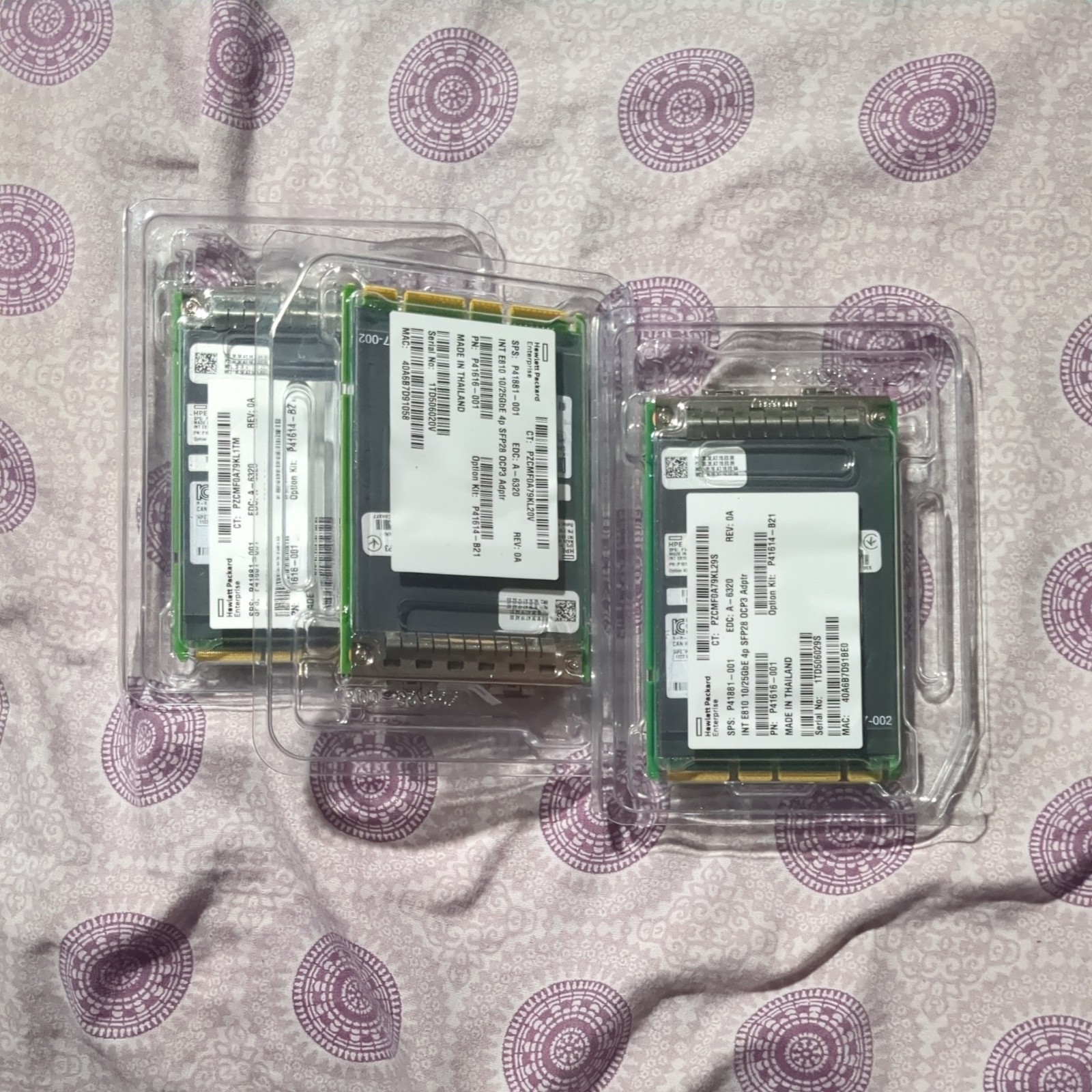 Intel E810 Ethernet 10/25Gb 4‑port 3 pack bundle