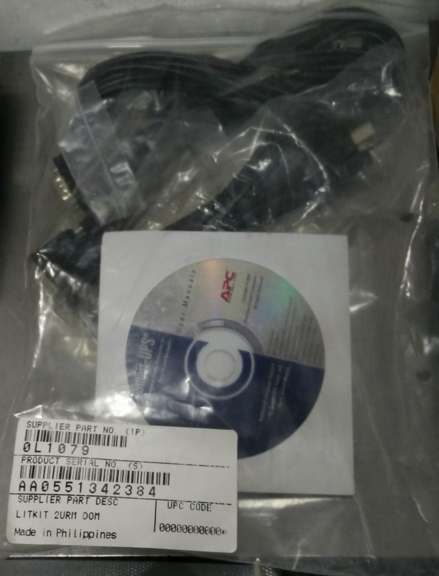 APC 0L1079 LITKIT 2URM DOM For SmartUPS 1500 - New (ONLY WHAT'S PICTURED)