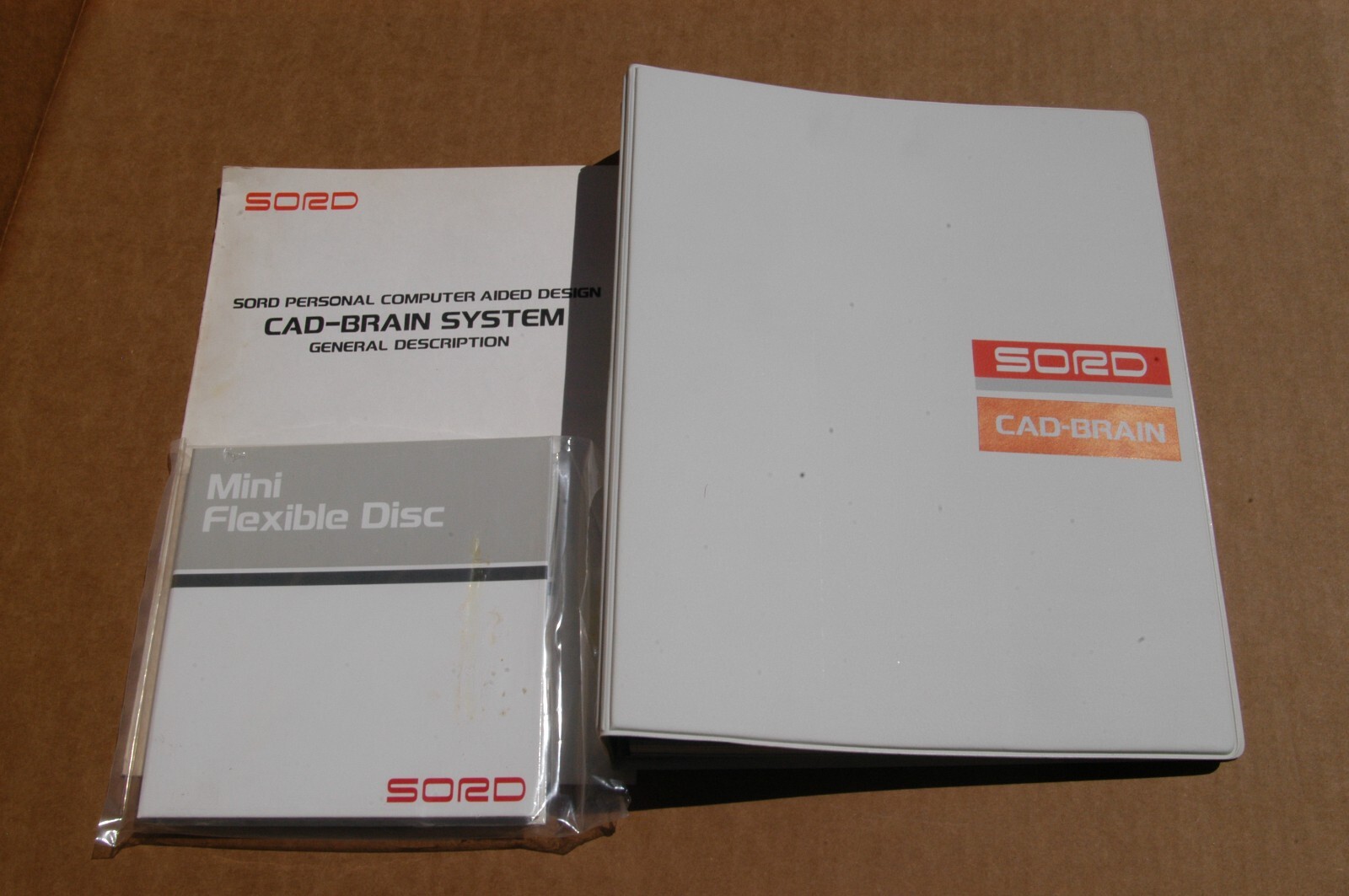 SORD M68 Software, CAD-BRAIN DESIGN Package , new old stock, AS-IS