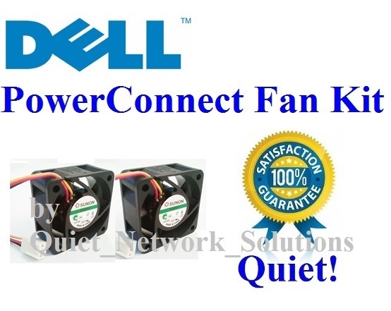 Quiet Dell PowerConnect 5212 Fan Kit (9Y198, 8Y736), Lot 2x Fans Low Noise sunon