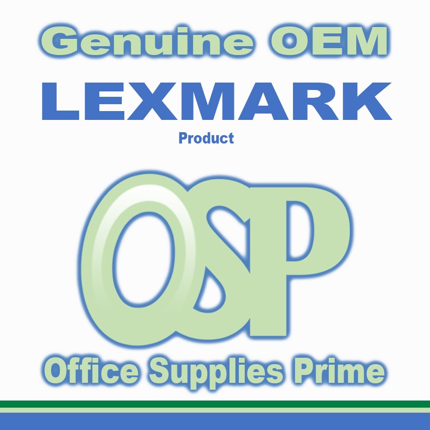 52D1H0E Original OEM Lexmark 521HE Toner Cartridge, Black High Yield Genuine