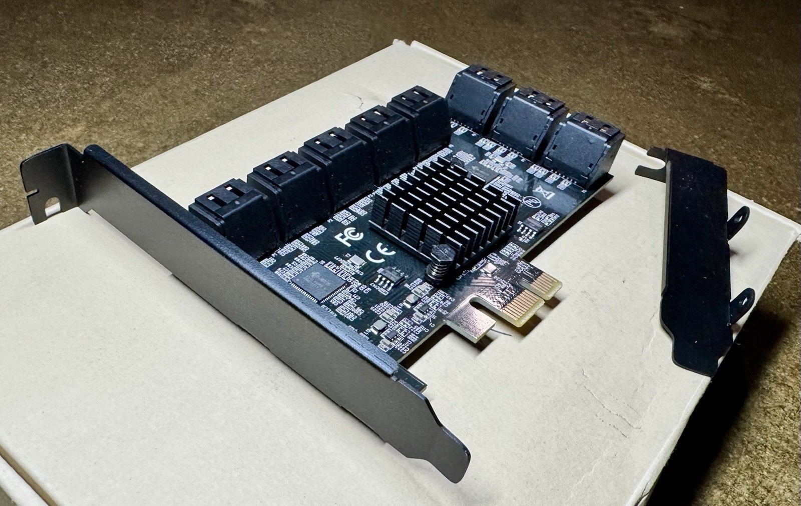 RAID EXPANSION CARD QUAD ASM1064 - SYBA 16 PORT SATA III PCIE 3.0 X4