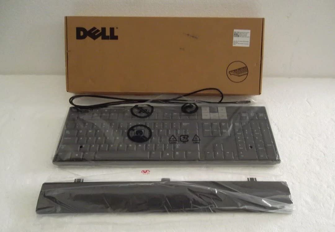 NIB Dell Keyboard 0U473D Multimedia Function Buttons+Removable Palmrest+USB HUB