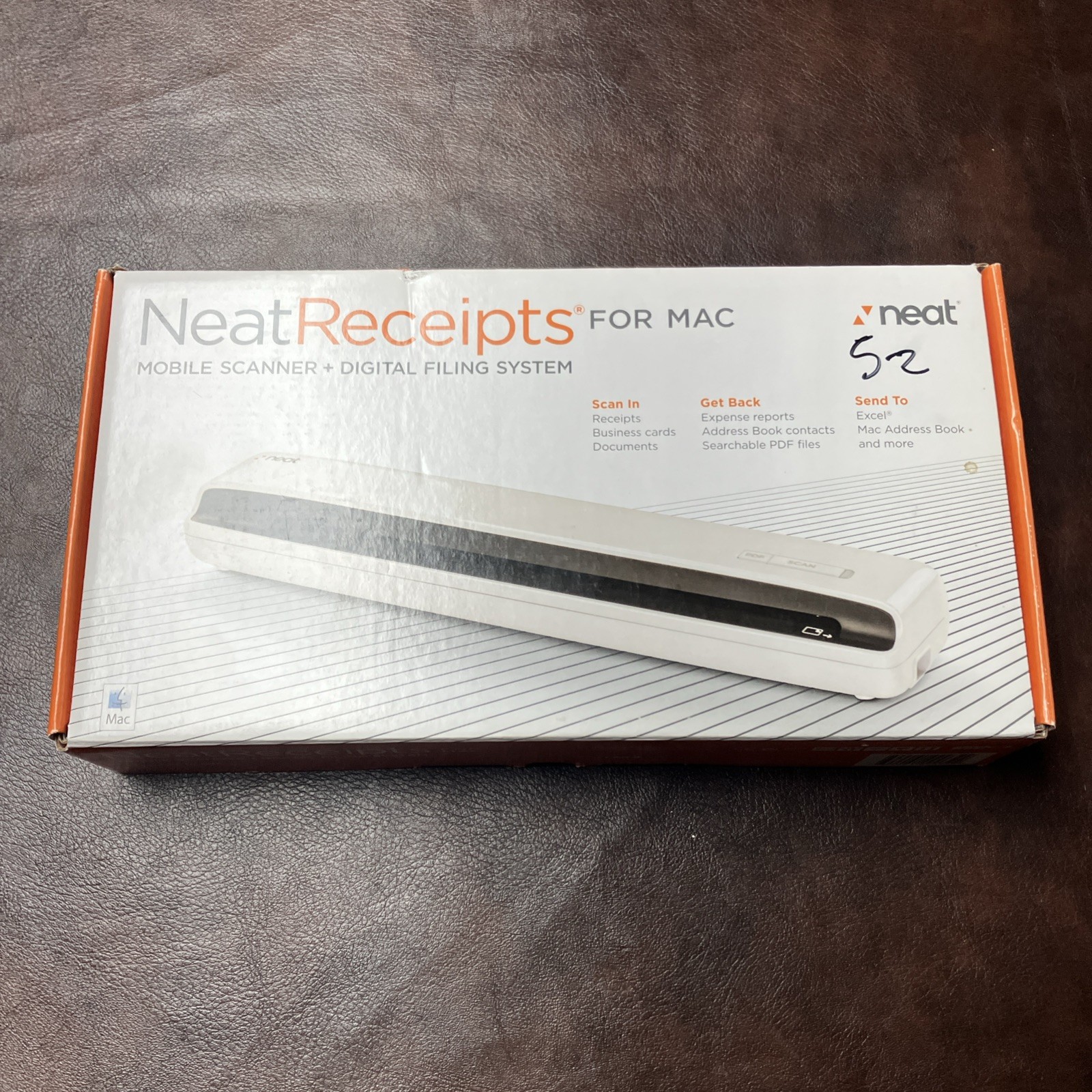 Neat Receipts NM-1000 Mobil Scanner + Digital Filing System For Mac 