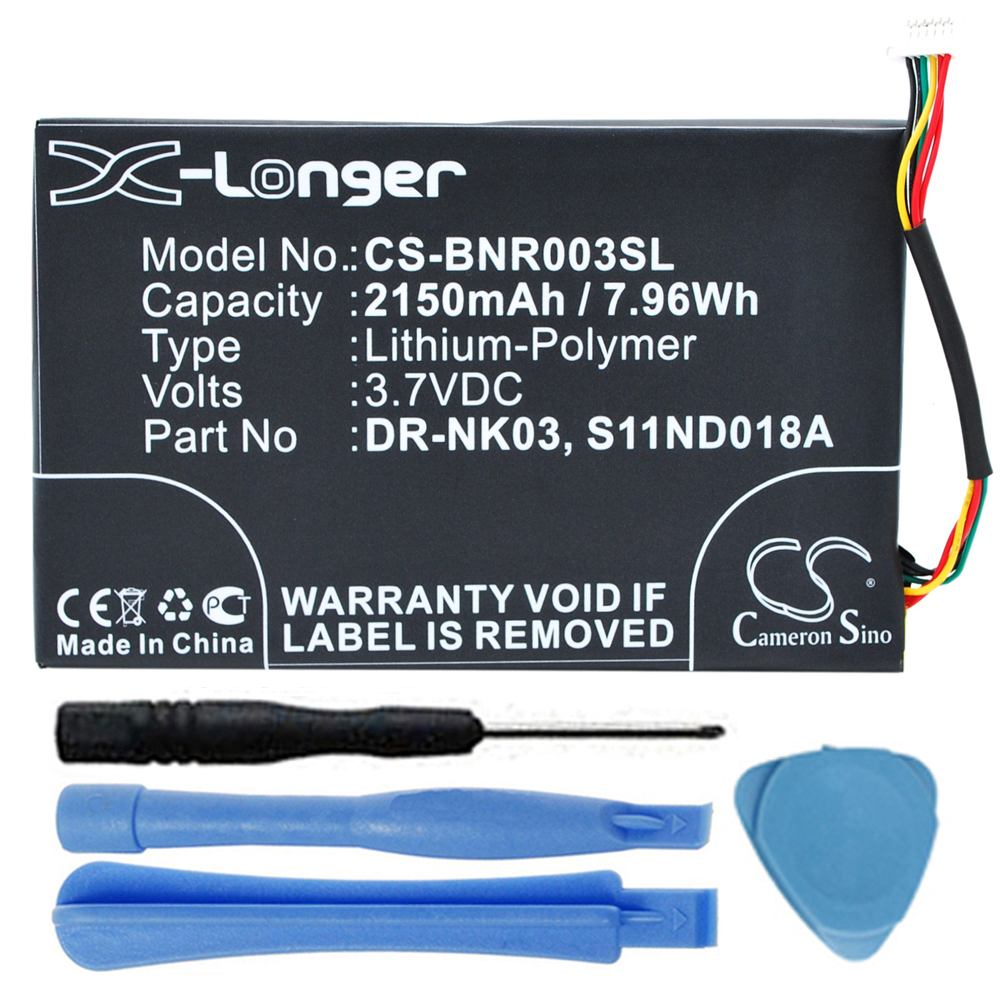 MLP305787 S11ND018A Battery for Barnes & Noble Nook Simple Touch BNRV300 BNTV350