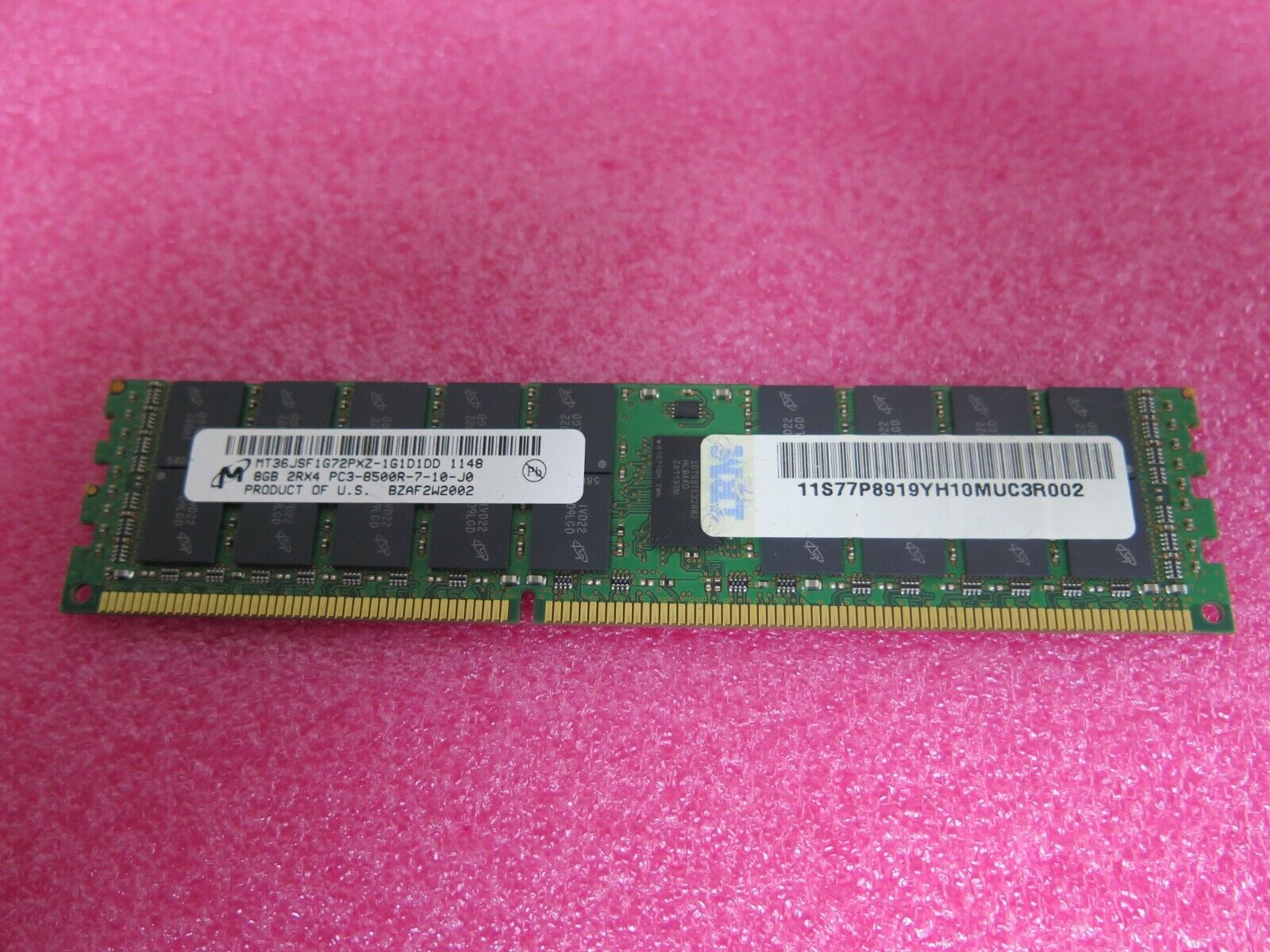IBM 8GB 1066MHz PC3-8500 DDR3 ECC RDIMM 77P8919  pSeries / iSeries