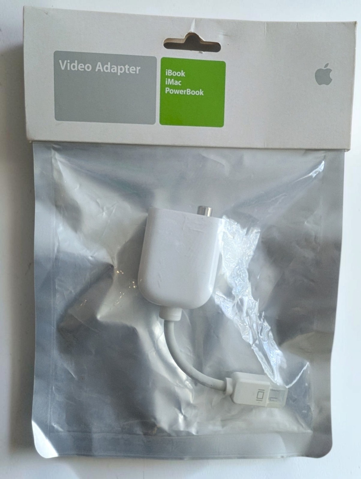 Genuine Apple Mini-VGA to S-Video Composite Video Adapter M9109G/A NEW SEALED