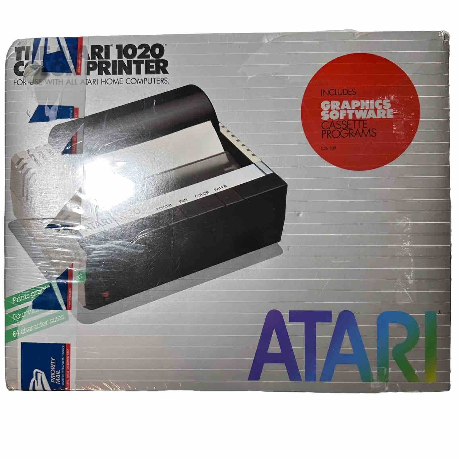 Vintage Atari 1020 Color Printer for Atari 400 800 XL XE New Factory Sealed Box