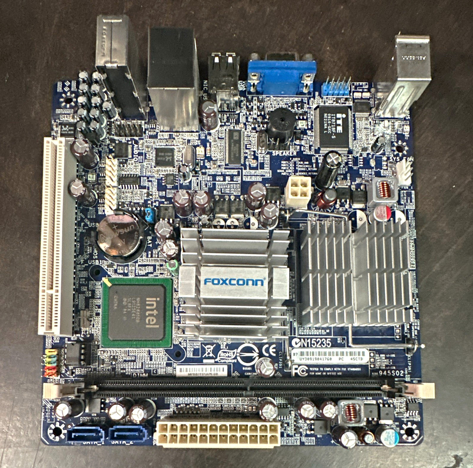 Foxconn PC 45CTD Mini-ITX LGA775 DDR2 Motherboard VGA LAN USB2.0 PCI