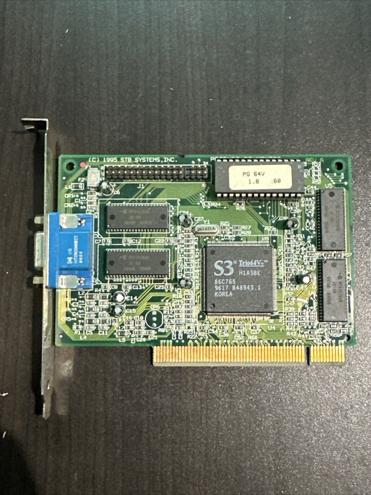 STB Systems 210-0203-001 PCI Video Card EKSUSA765PCI 1X8-0360-109 VGA-S364P/2ES
